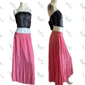 Vintage Just Maggie Hearts Skirt with Pockets
